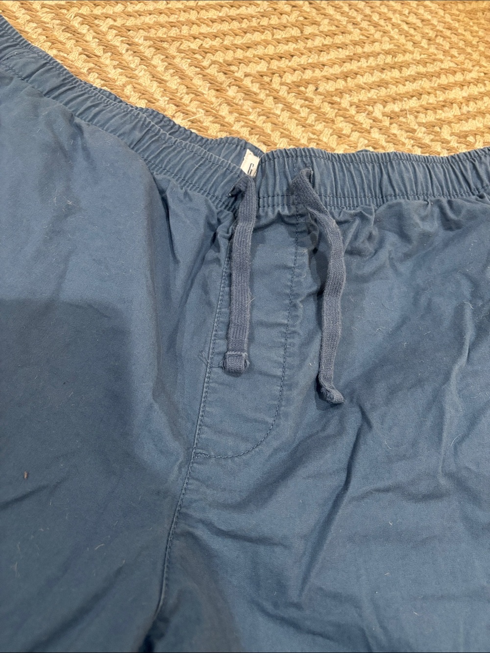 GAP Blue Elastic Waist Casual Shorts - Picture 2 of 5